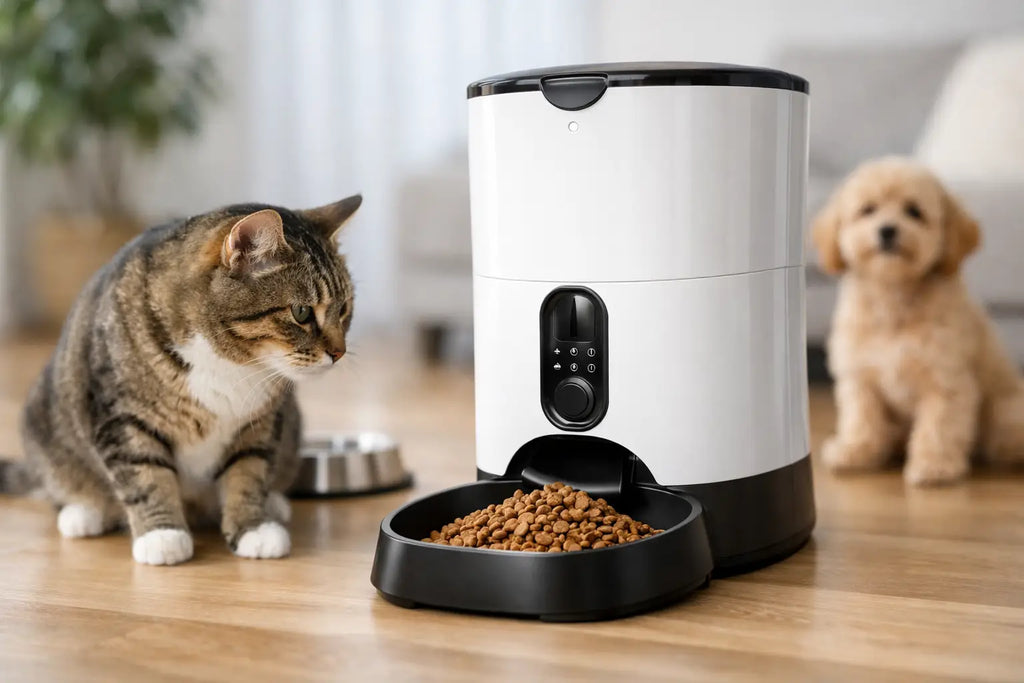 Automatic Pet Feeder With Timer for Easy Meals